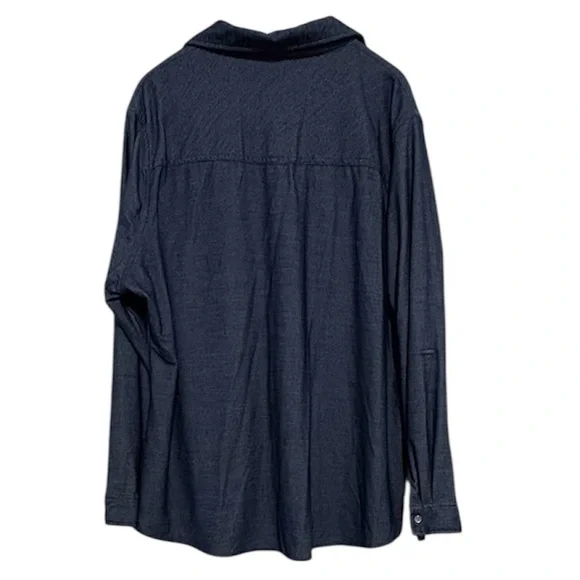 Eden & Olivia Soft Denim Style Button Down - Picture 2 of 5